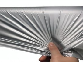 TPU薄膜生產(chǎn)廠家 銀色防水透氣薄膜復合布料專用tpu膜 免費取樣